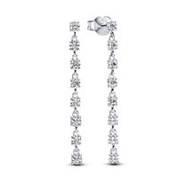 Orecchini Pandora Donna in Argento Zirconia 293159C01 - 293159C01